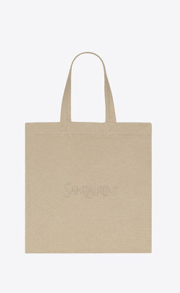 Saint Laurent 2024 SS Casual Style Plain Logo Totes (754085RDT741479, 754085RDT741000) - Image 5