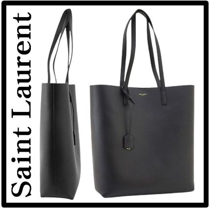 Saint Laurent Casual Style Street Style Logo Totes