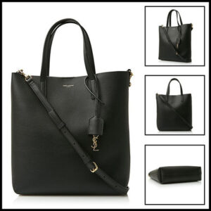 Saint Laurent Unisex Street Style Leather Office Style Elegant Style