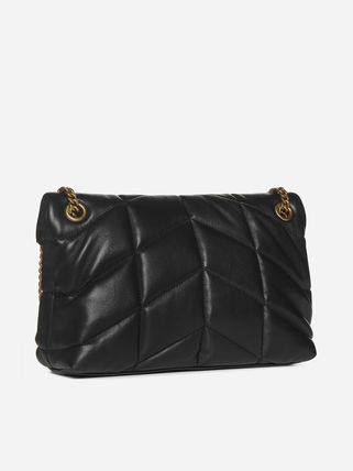 Saint Laurent LOULOU 2022-23FW Shoulder Bags (5774761EL071000, 5774761EL07, 577476 1EL07 1000, 577476 1EL07, BORSA MONOGRAM LOULOU PICCOLA IN PELLE) - Image 5