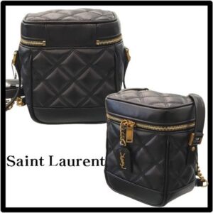 Saint Laurent Casual Style Street Style Logo Shoulder Bags