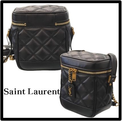 Saint Laurent Casual Style Street Style Logo Shoulder Bags