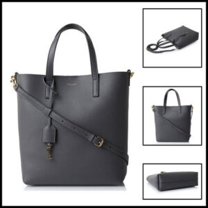 Saint Laurent Unisex Street Style Leather Office Style Elegant Style