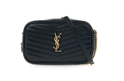 Saint Laurent 2023-24FW Unisex Street Style Logo Shoulder Bags - Image 2