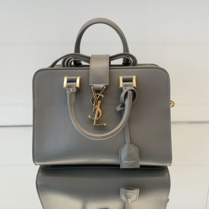 Saint Laurent 2WAY Plain Leather Office Style Elegant Style Crossbody Logo - Image 5