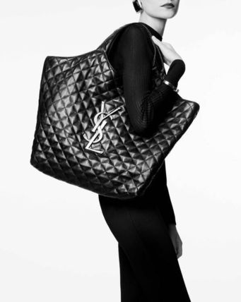 Saint Laurent Casual Style Unisex Lambskin 2WAY Leather Party Style - Image 3