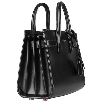 Saint Laurent SAC DE JOUR Street Style Leather Office Style Formal Style - Image 4