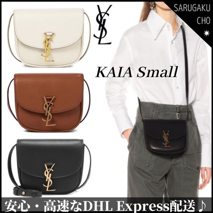 Saint Laurent KAIA SMALL SATCHEL IN SMOOTH VINTAGE LEATHER (619740BWR6W2725, 619740BWR0W1000)