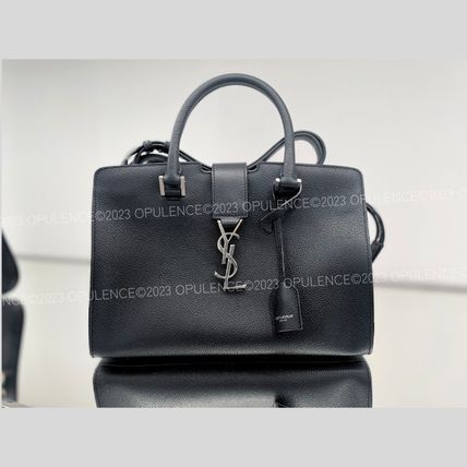 Saint Laurent CABAS 2022 SS Casual Style 2WAY Plain Leather Party Style Elegant Style - Image 2