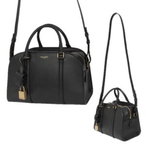 Saint Laurent Casual Style Calfskin Street Style Plain Leather Party Style