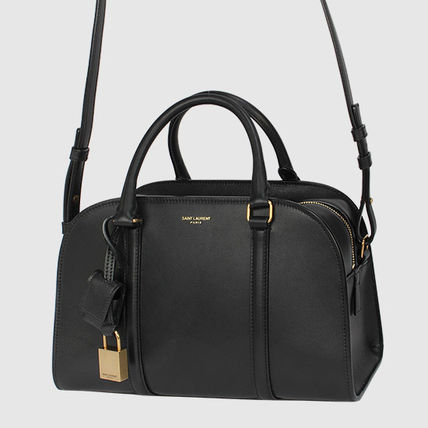 Saint Laurent Casual Style Calfskin Street Style Plain Leather Party Style - Image 3