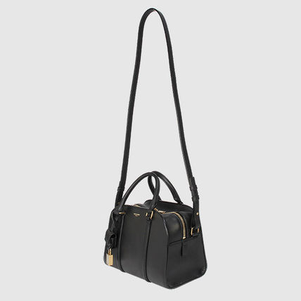 Saint Laurent Casual Style Calfskin Street Style Plain Leather Party Style - Image 5
