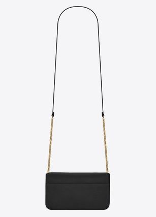 Saint Laurent Casual Style Unisex Calfskin Chain Plain Party Style (635095DND1J1000, 635095DND1J9207, 6350950U40J9830, 6350950U40J3234, 6350950U40J2721, 6350950U40J9207, 6350950U40J1000) - Image 5