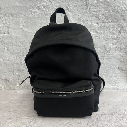 Saint Laurent Casual Style Street Style Logo Backpacks - Image 2