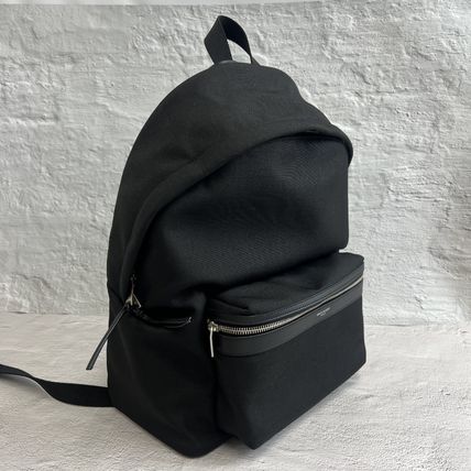 Saint Laurent Casual Style Street Style Logo Backpacks - Image 3