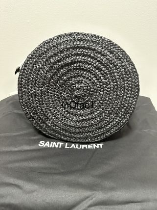 Saint Laurent Casual Style Plain Elegant Style Logo Totes - Image 4