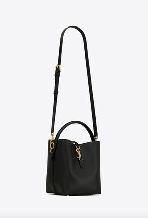 Saint Laurent 2023 SS Casual Style Calfskin 2WAY Plain Leather Party Style (7490362R20W1000) - Image 4