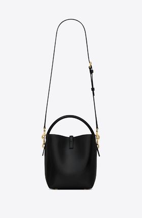 Saint Laurent 2023 SS Casual Style Calfskin 2WAY Plain Leather Party Style (7490362R20W1000) - Image 5