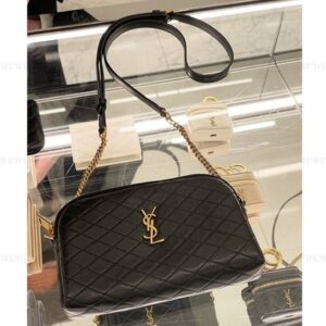 Saint Laurent Leather Elegant Style Logo Shoulder Bags