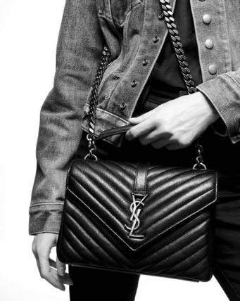 Saint Laurent COLLEGE COLL?GE MEDIUM IN QUILTED LEATHER (600279BRM072721, 600279BRM041000, 600279BRM071000) - Image 2
