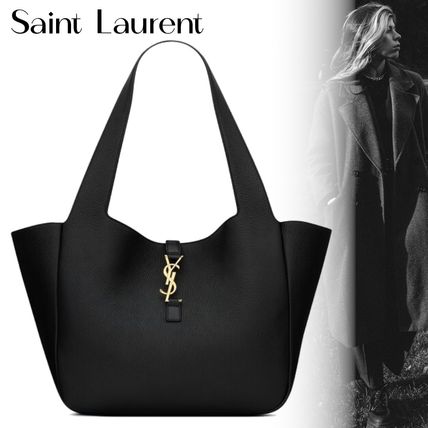 Saint Laurent 2023-24FW Casual Style Unisex Street Style A4 Plain Party Style