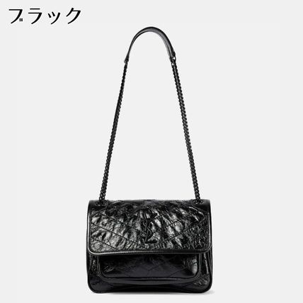 Saint Laurent Niki NIKI BABY IN CRINKLED VINTAGE LEATHER (6331850EN081000) - Image 2
