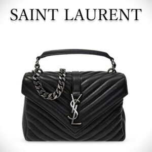 Saint Laurent COLLEGE MEDIUM IN MATELASS? LEATHER