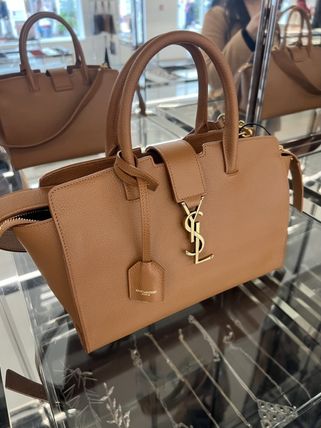 Saint Laurent Casual Style 2WAY Plain Leather Party Style Office Style