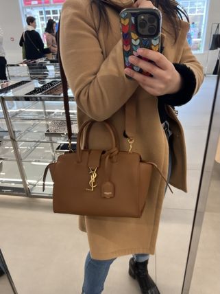 Saint Laurent Casual Style 2WAY Plain Leather Party Style Office Style - Image 5