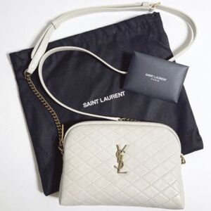 Saint Laurent 2023 SS Casual Style Lambskin Leather Party Style Elegant Style (733667, 7336671EL07, 7336671EL079207)