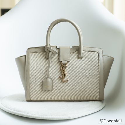 Saint Laurent 2023-24FW Plain Logo Totes (635346FAAEQ9771U) - Image 3