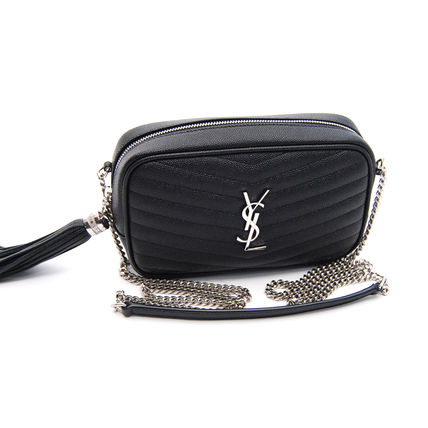 Saint Laurent LOU Casual Style Calfskin Street Style Party Style Office Style - Image 3