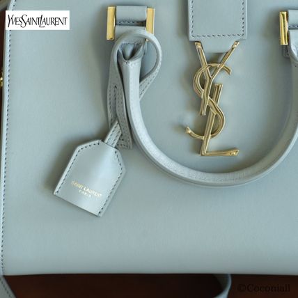 Saint Laurent 2023 Cruise 2WAY Plain Leather Crossbody Logo Handbags (568853DV7002825U) - Image 3