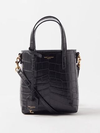 Saint Laurent 2022-23FW Casual Style 2WAY Plain Leather Party Style Office Style - Image 2