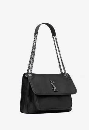 Saint Laurent Niki Monogram Lambskin 2WAY Chain Plain Party Style Elegant Style (633178AACIA1000) - Image 2