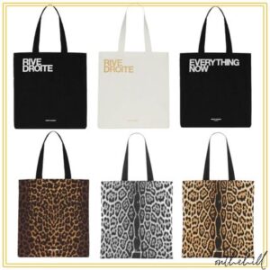 Saint Laurent Casual Style Canvas Street Style A4 Totes