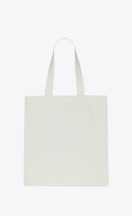 Saint Laurent Casual Style Canvas Street Style A4 Totes - Image 5