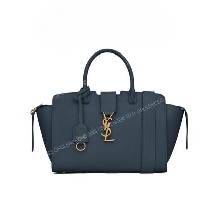 Saint Laurent DOWNTOWN DOWNTOWN BABY TOTE IN GRAINED LEATHER (635346) - Image 2
