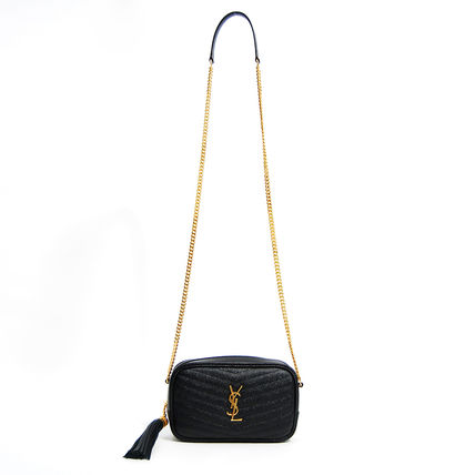 Saint Laurent Casual Style Calfskin Street Style Leather Party Style - Image 4