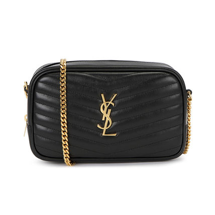 Saint Laurent LOU Casual Style Calfskin Street Style Chain Leather - Image 2