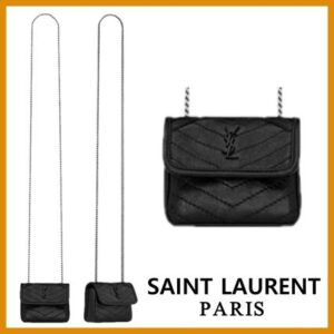 Saint Laurent Niki Casual Style Chain Leather Party Style Elegant Style (7108440EN041000)
