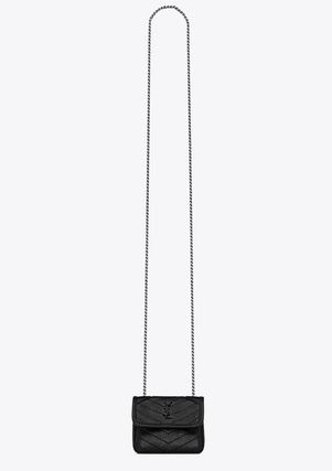 Saint Laurent Niki Casual Style Chain Leather Party Style Elegant Style (7108440EN041000) - Image 2