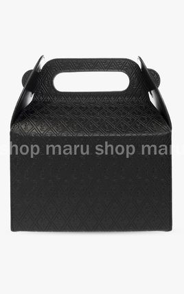 Saint Laurent Monogram Casual Style Unisex Vanity Bags Plain Leather - Image 5