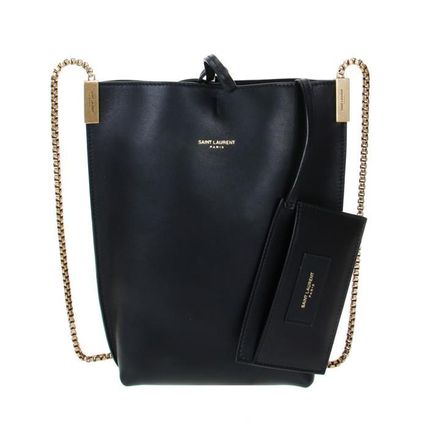 Saint Laurent Casual Style Street Style Plain Leather Party Style - Image 3