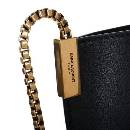 Saint Laurent Casual Style Street Style Plain Leather Party Style - Image 5