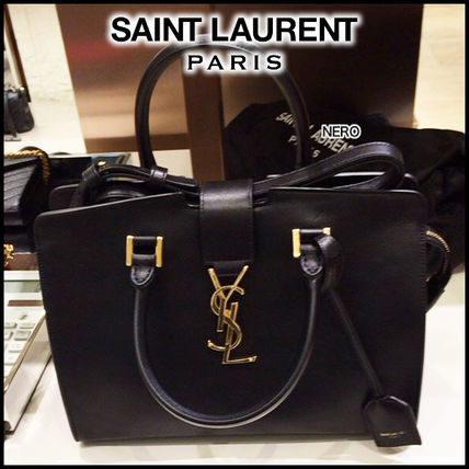 Saint Laurent 2015-16FW 2WAY Leather Party Style Handbags - Image 2