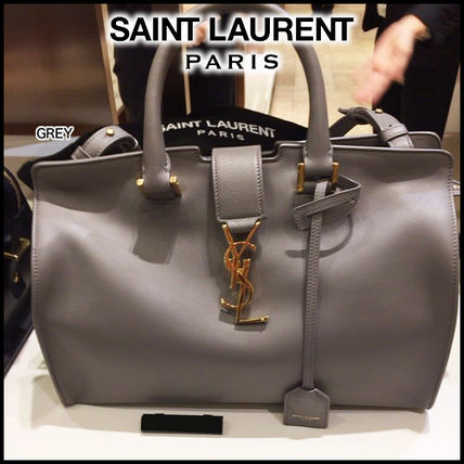 Saint Laurent 2015-16FW 2WAY Leather Party Style Handbags - Image 4