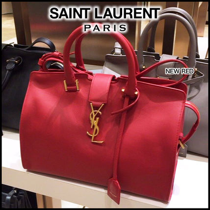 Saint Laurent 2015-16FW 2WAY Leather Party Style Handbags - Image 5